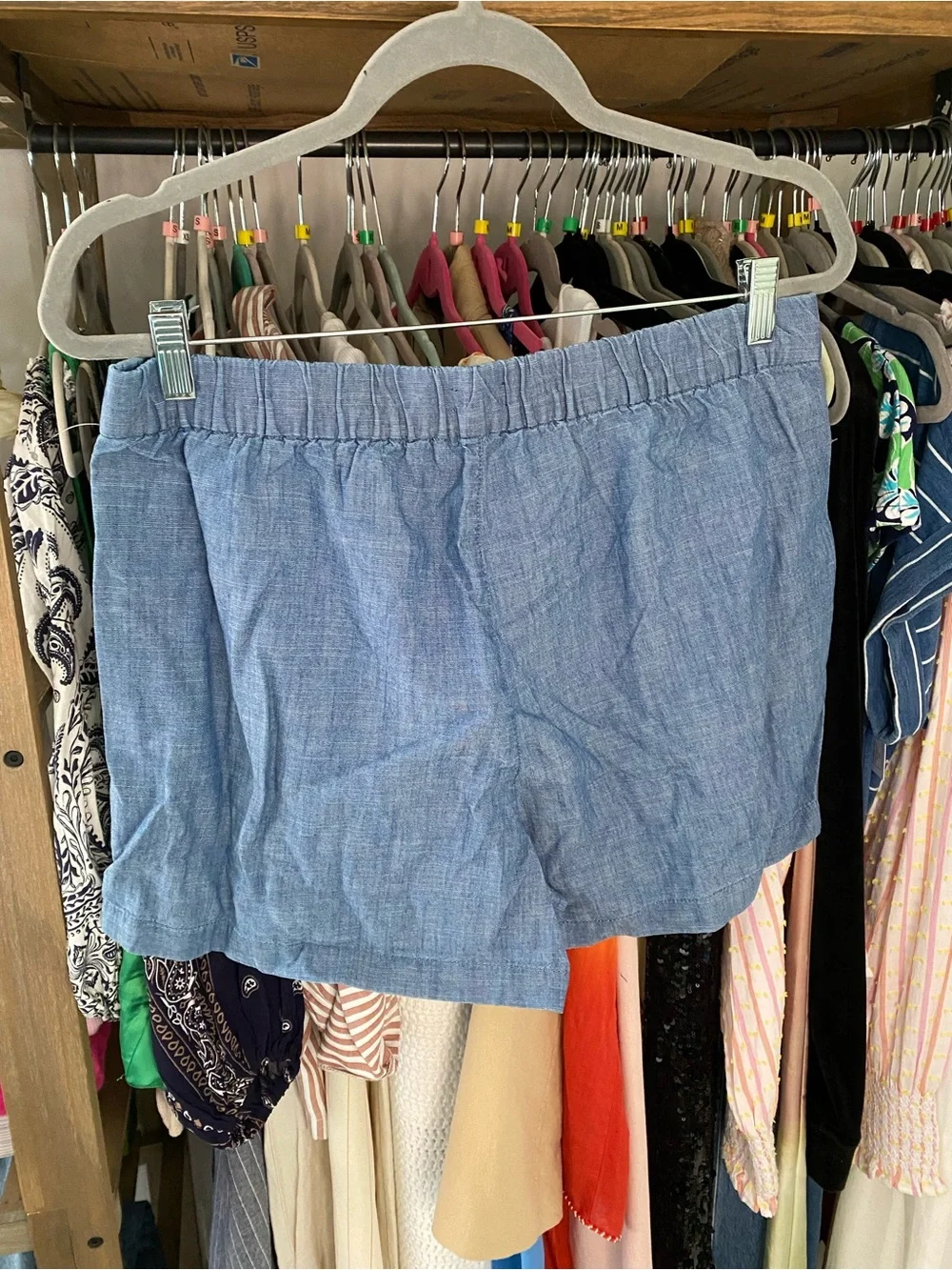 J. CREW Blue Chambray Shorts! 🌊